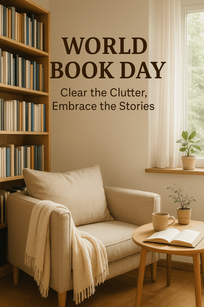 clear the clutter, embrace the stories